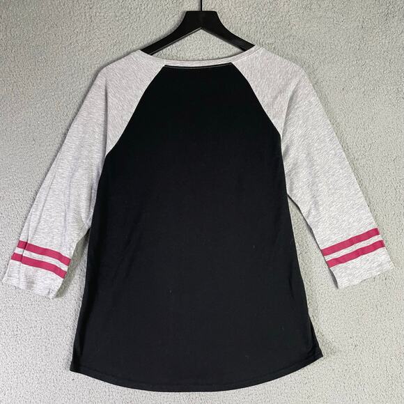 Harry Potter Gryffindor Quidditch Team Captain Shirt Women’s L 3/4 Sleeve Raglan - Picture 6 of 6